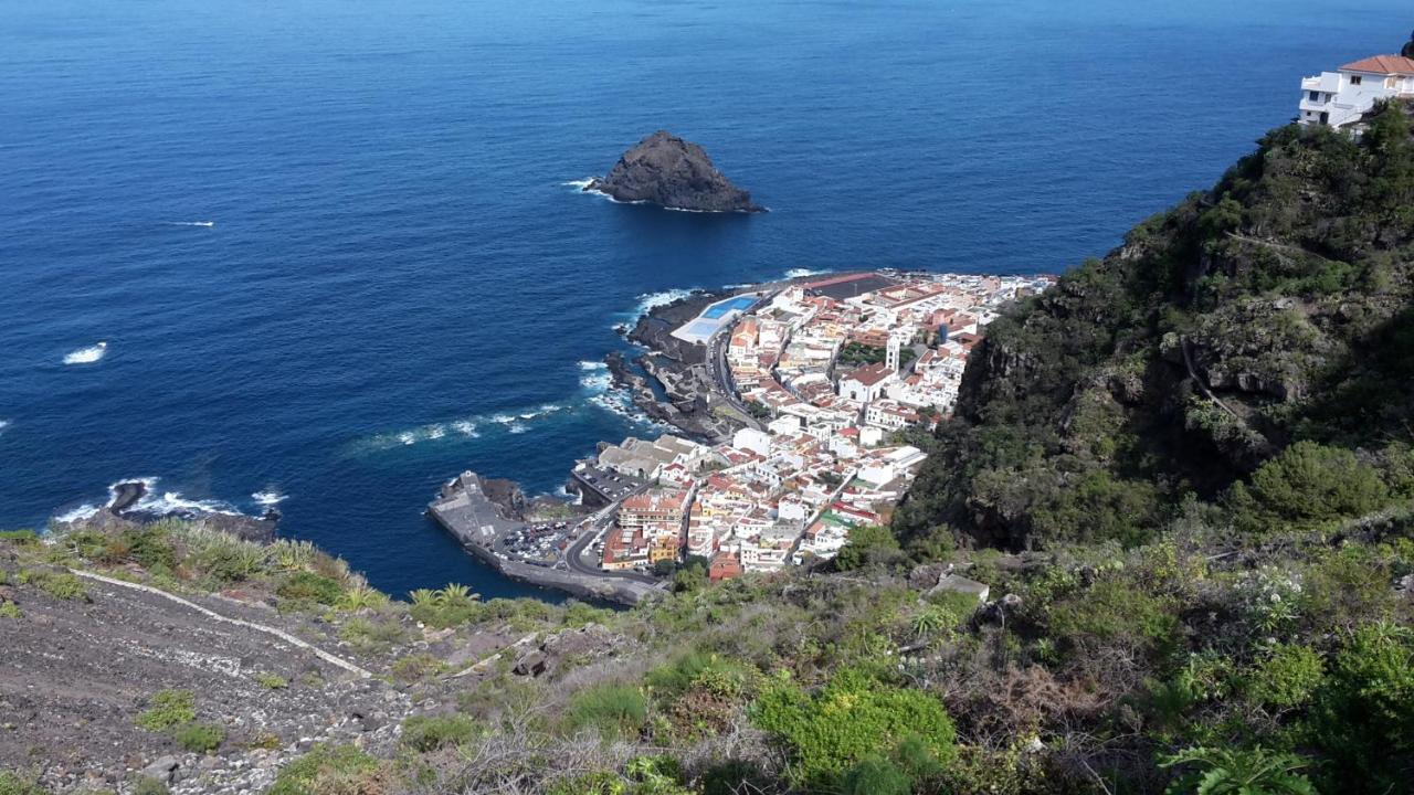 Las Pardelas, Ferienhaus Mit Meer-, Kuesten- Und Bergblick Im Gruenen Norden Teneriffas Las Cruces  Exterior photo